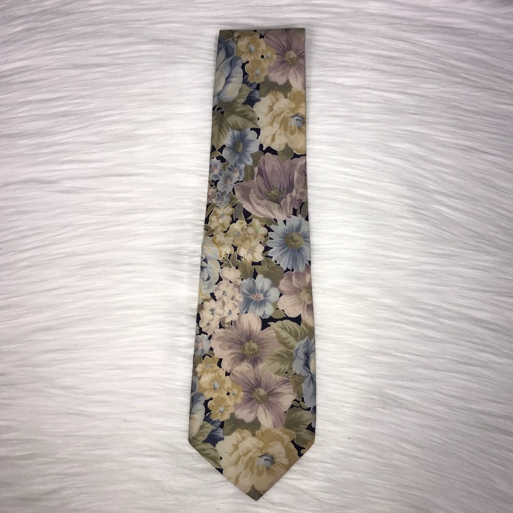 Floral Cotton Tie